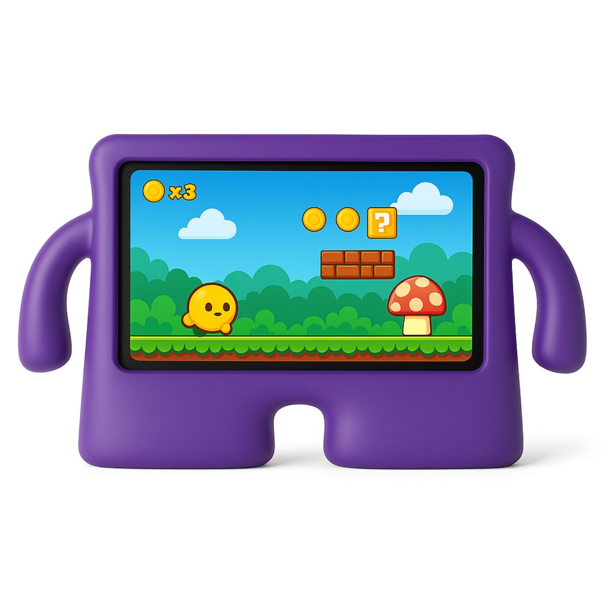 JOIGO - Funda Antigolpes Niños Para Tablet Samsung A7 T110/T210 Morado
