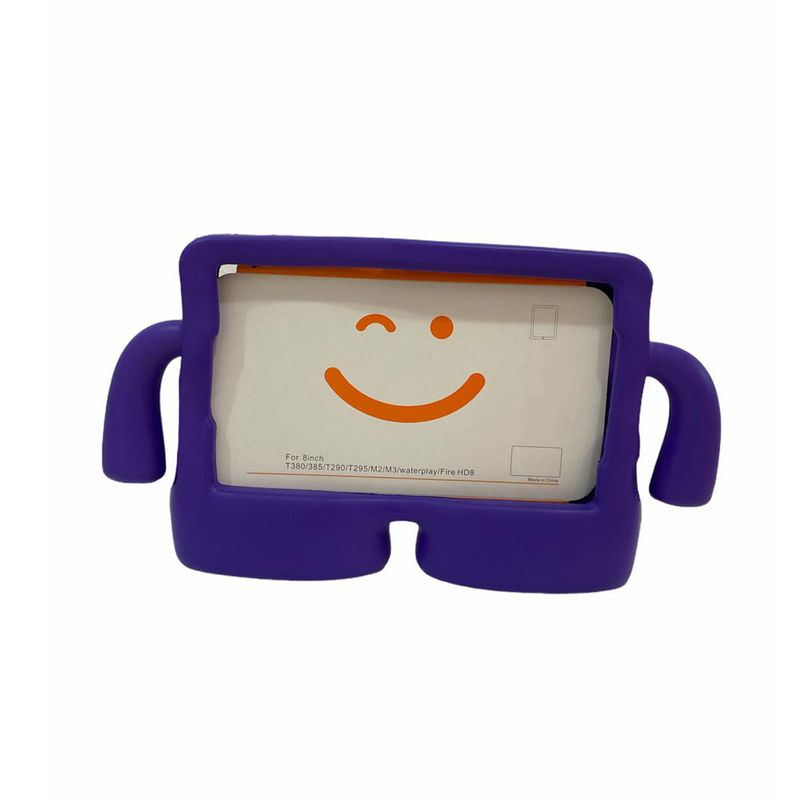 JOIGO - Funda Antigolpes Niños Para Tablet Samsung A7 T110/T210 Morado.