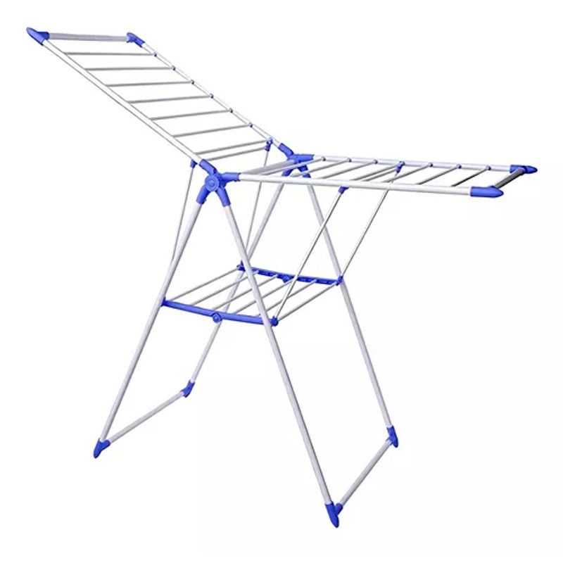 GENERICO - Tendedero Para Ropa De Pie Plegable Tender Acero
