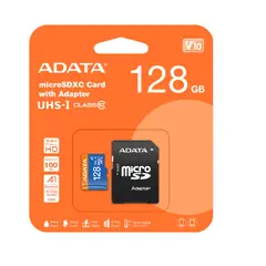 ADATA - MicroSDXC 128 GB - Premier - UHS-I Clase 10 + Adaptador SD