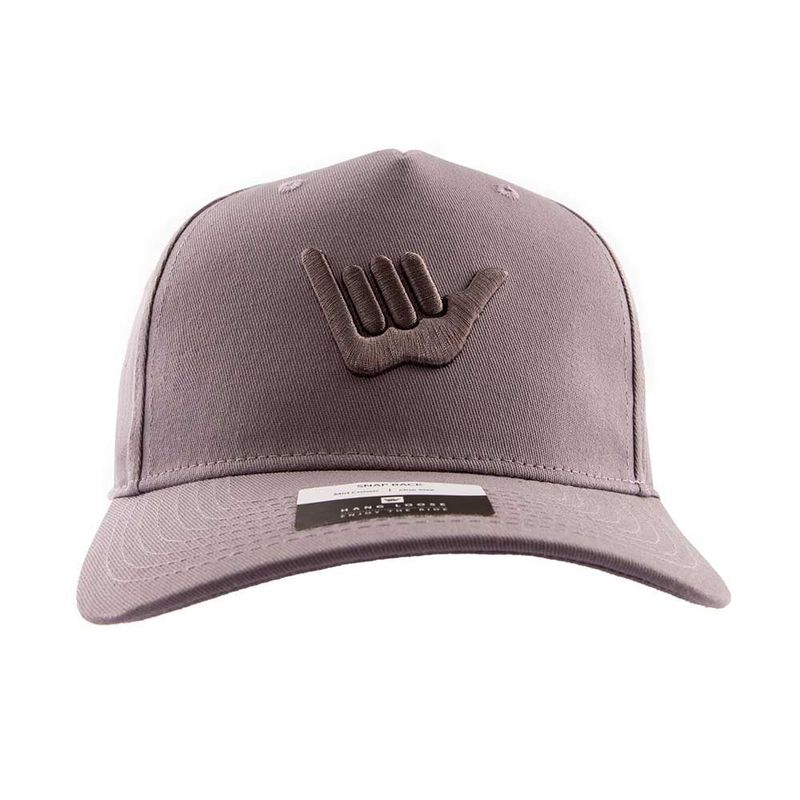 HANG LOOSE - Jockey Gorro Hombre Curvo Gris Hang Loose