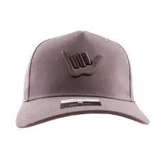 HANG LOOSE - Jockey Gorro Hombre Curvo Gris
