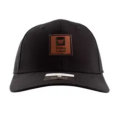 HANG LOOSE - Jockey Gorro Hombre Curvo Negro