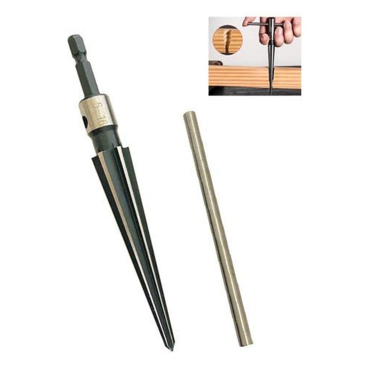 GENERICO - Broca Cónica Madera De Precisión Para Taladro Y Manual 3-13mm