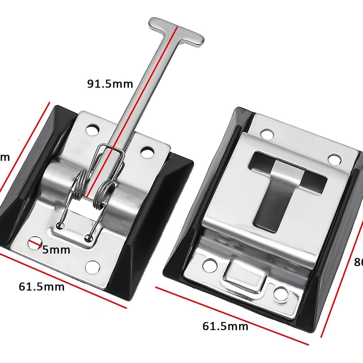 ATURE - Retenedor Sujetador Puertas Remolque Pestillo Soporte Camión