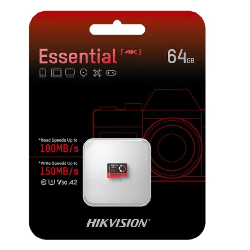 HIKVISION - MicroSDXC 64 GB - Hikvision - Speed Class 3 / Video Speed Class 30
