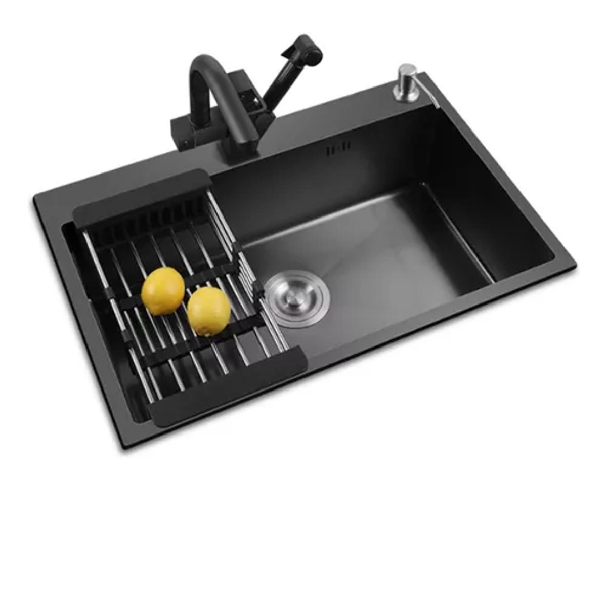 GENERICO - Fregadero De Cocina 75x45cm Acero Inoxidable Lavavajillas