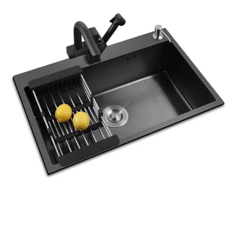 GENERICO - Fregadero De Cocina 75x45cm Acero Inoxidable Lavavajillas