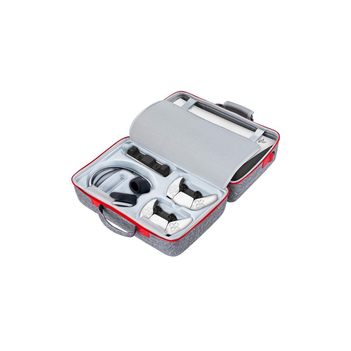 GENERICO - Bolso Rigido Protector Consola Playstation 5 Gris