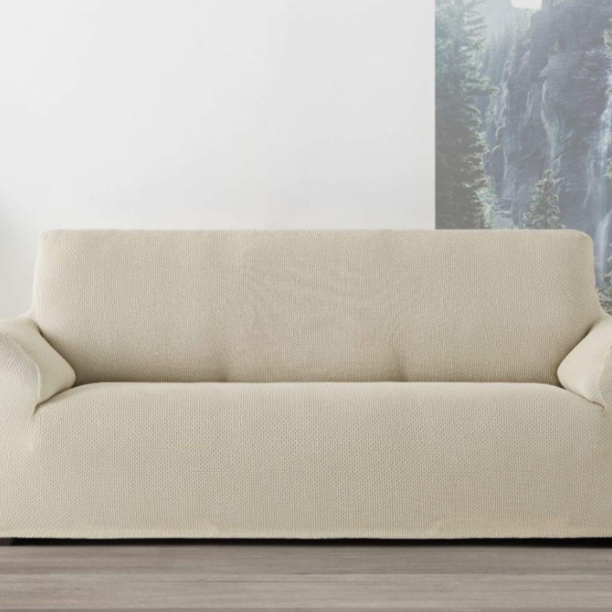 ZAHR - FUNDAS BIELASTICA 3 CUERPOS BALI COLOR MARFIL