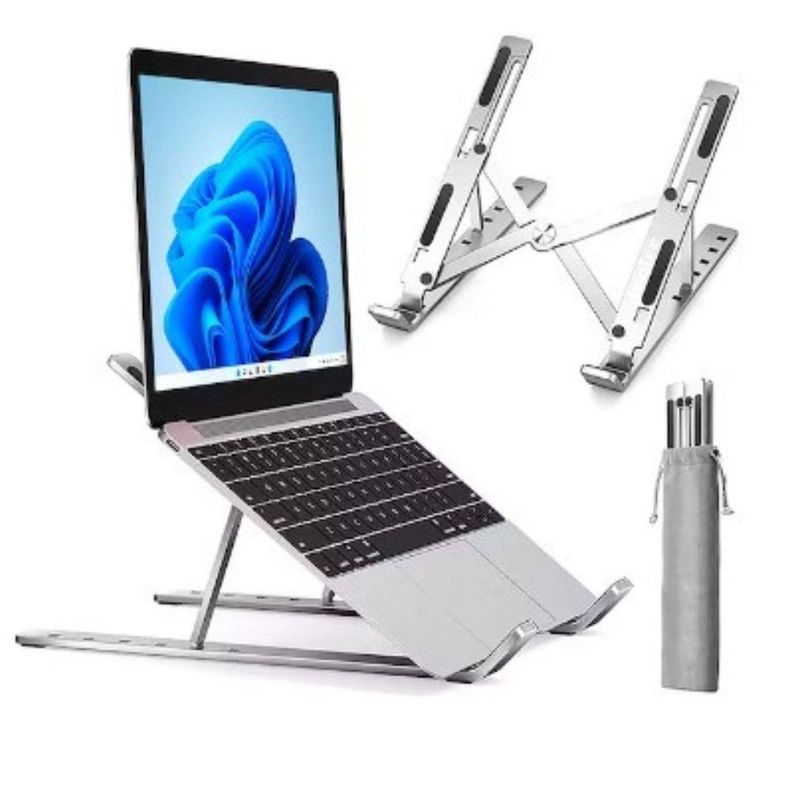 KLIP XTREME - Alzador Aluminio Notebook Plegable Klip Xtreme KAS-002 - Gris