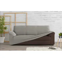 ZAHR - FUNDAS BIELASTICA 4 CUERPOS BALI COLOR GRIS