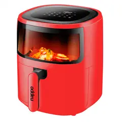 NAPPO - Freidora de Aire 1500w 57 Litros Con Luz y Visor Roja