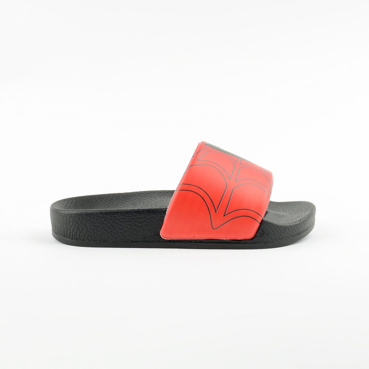 MARVEL - Sandalia Slide Niño Ojos Spiderman Negro Marvel