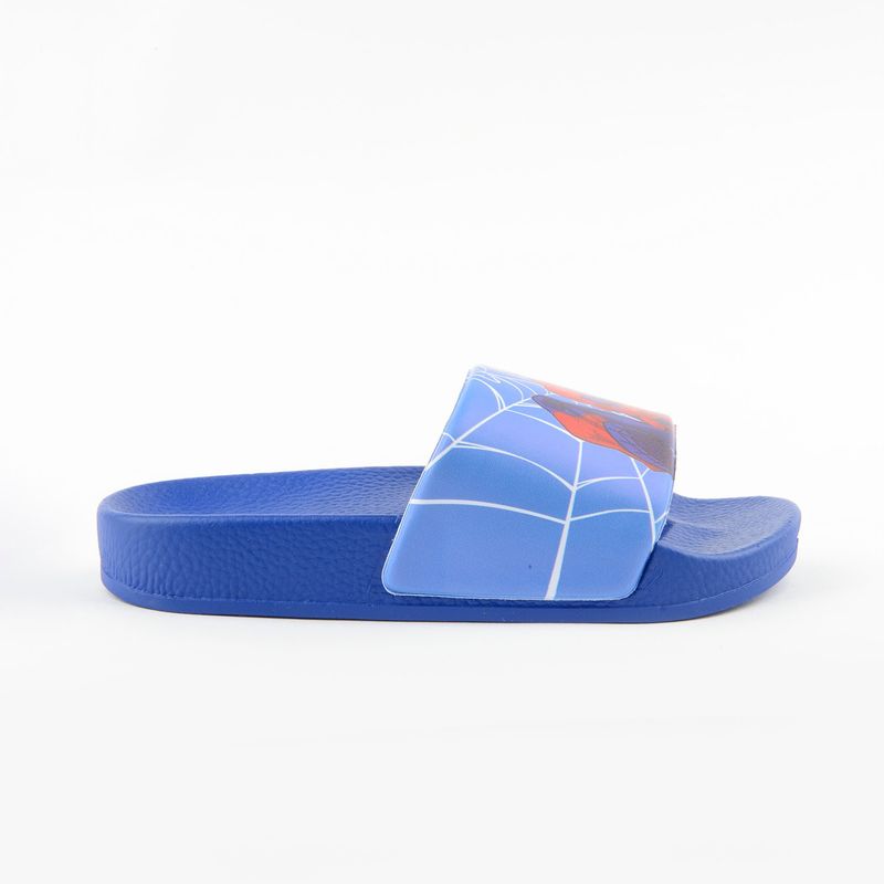 MARVEL - Sandalia Slide Niño Telaraña Spiderman Azul Marvel