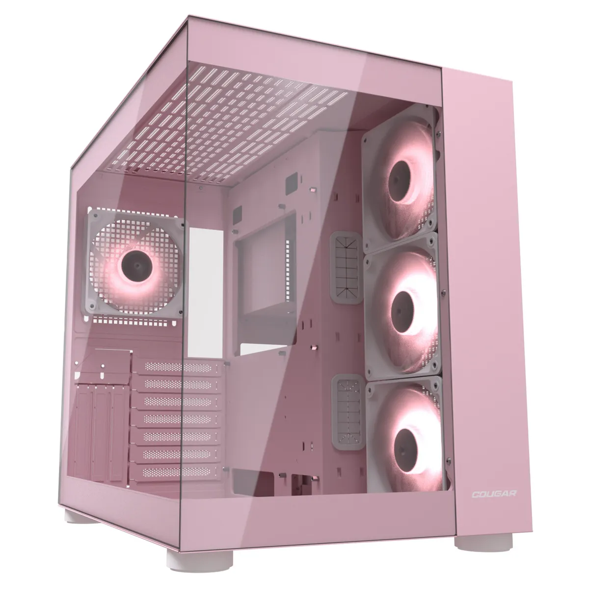 COUGAR - Gabinete gamer Cougar FV150 RGB Pink