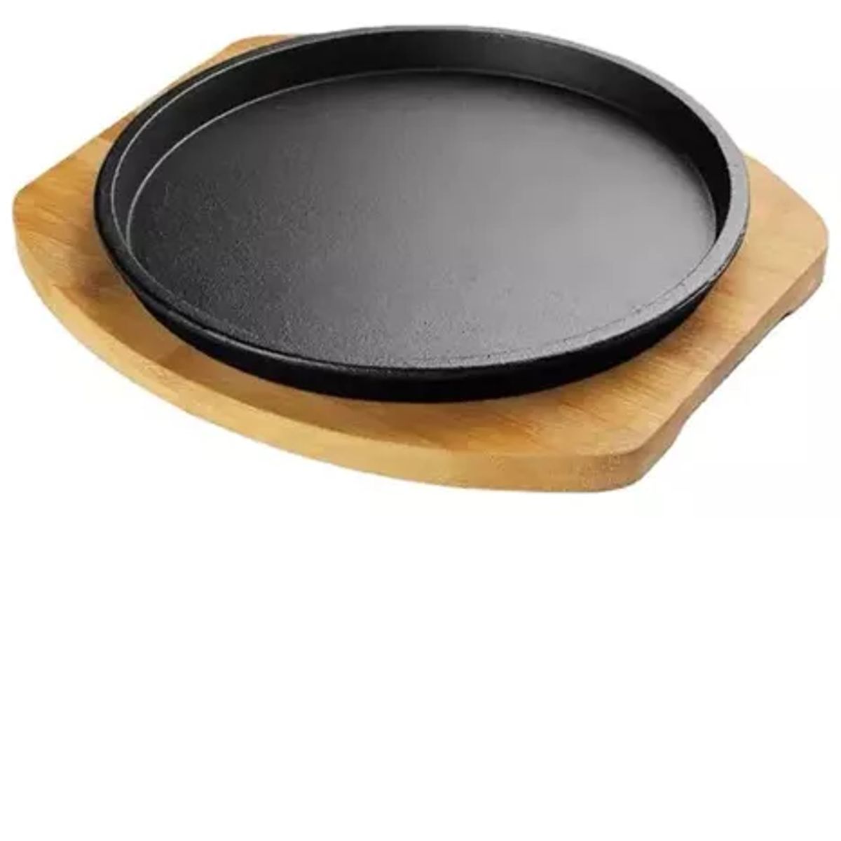 GENERICO - Plato Hierro Fundido 23cn Con Base Madera