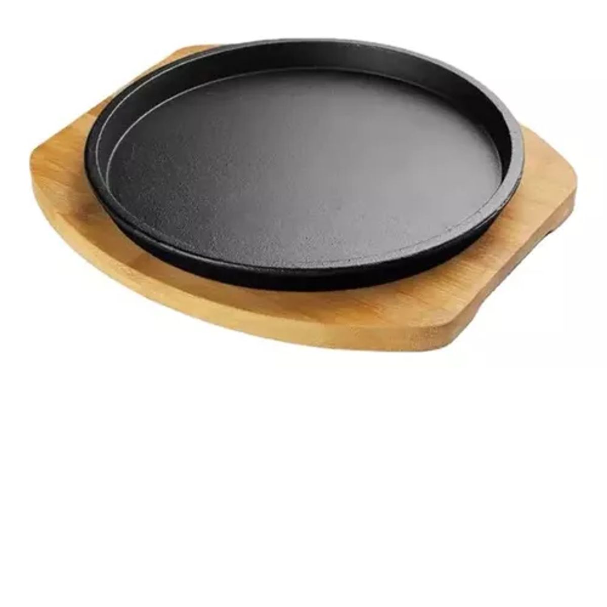 GENERICO - Plato Hierro Fundido 23cn Con Base Madera