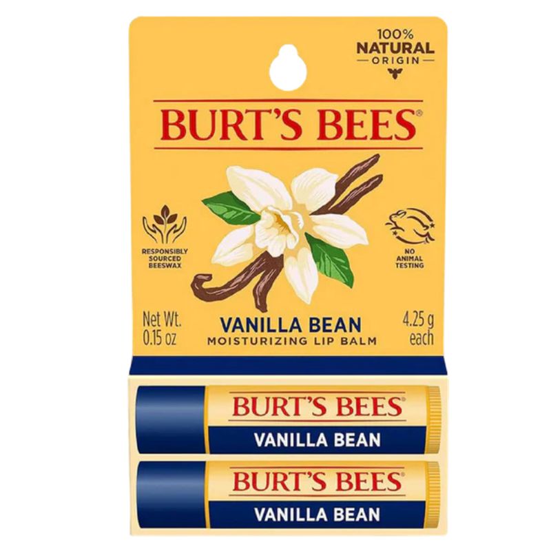 BURTS BEES - PACK X2 BÁLSAMO LABIAL VAINILLA X2