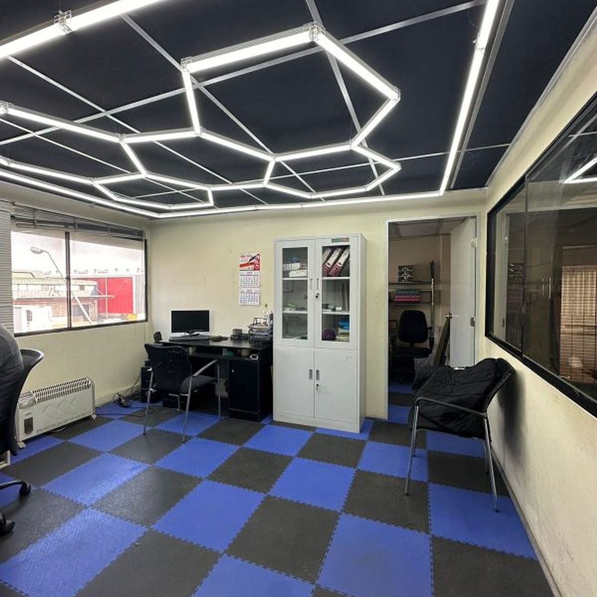 GENERICO - Luz Led 6 Hexagonos 2.4 x 2.4 Mt 6500K 360 Watts 220V