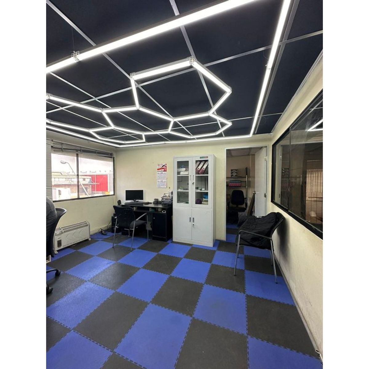 GENERICO - Luz Led 6 Hexagonos 2.4 x 2.4 Mt 6500K 360 Watts 220V