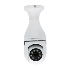 PHILCO - CAMARA SEGURIDAD WI FI TIPO AMPOLLETA E27 PAN TIL 2MP