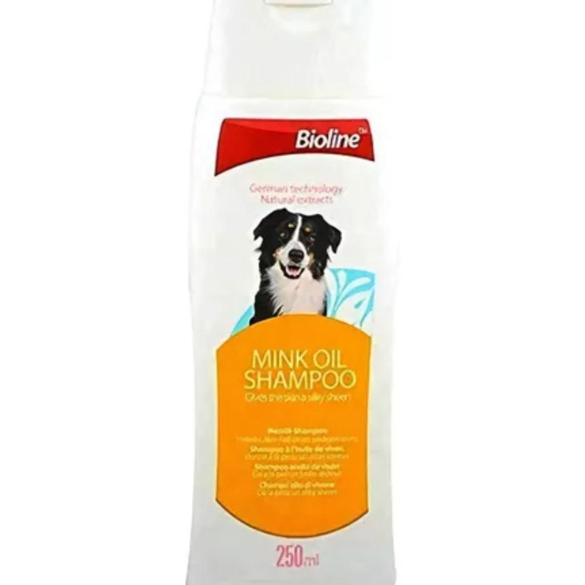 BIOLINE - Shampoo aceite de vison pelaje sedoso y brillante 250ml