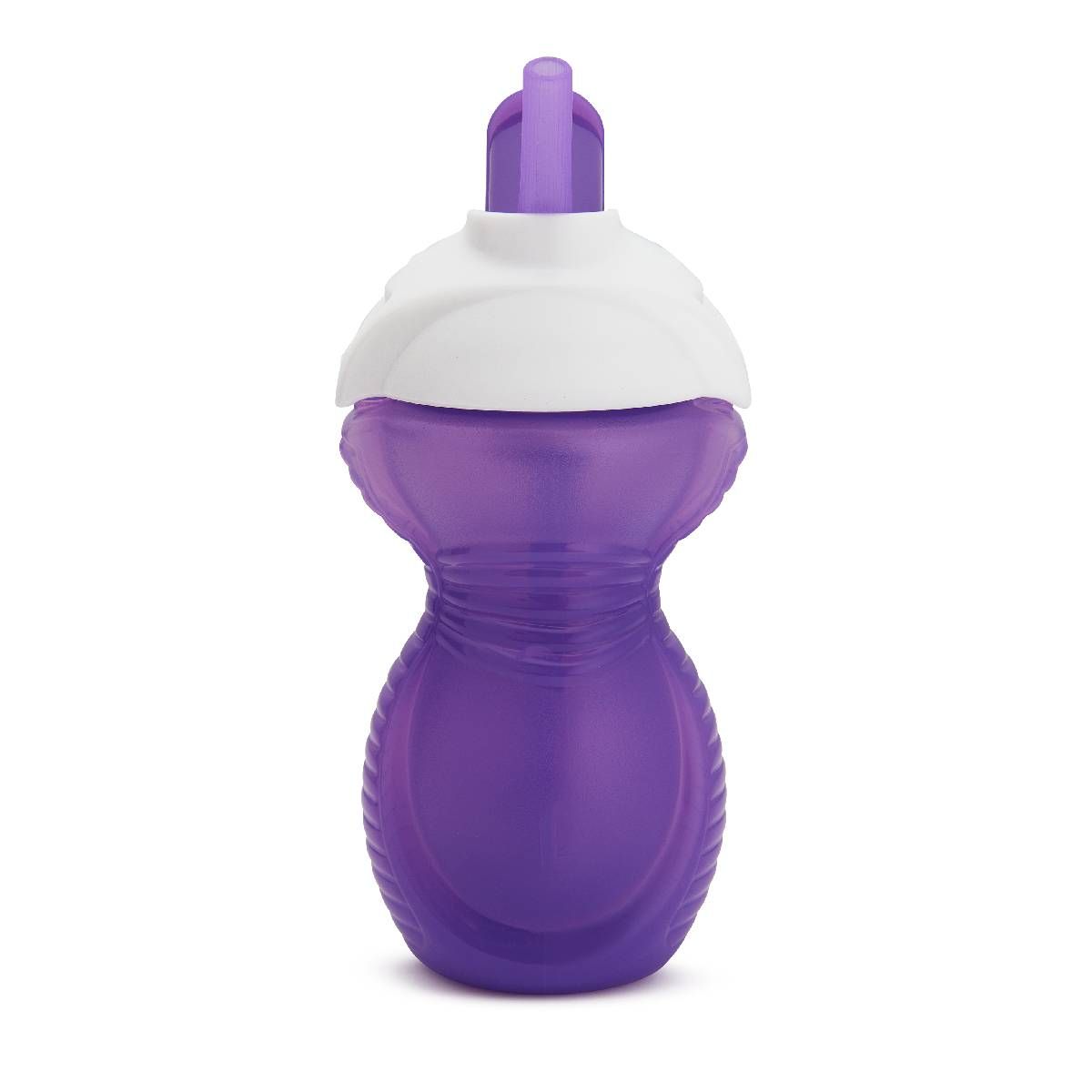 ANSALDO - Vaso antiderrame Munchkin con bombilla flexible 260ml morado