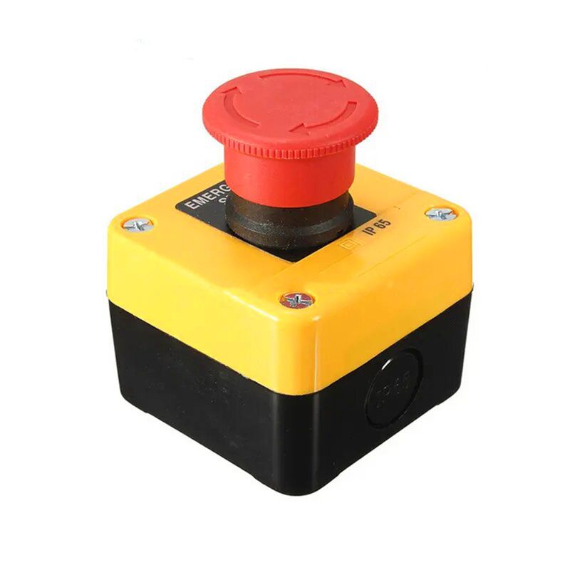SOLIOT - Pulsador De Emergencia Sobrepuesto Tipo Hongo 40mm Nc