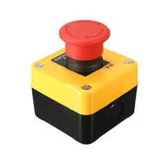 SOLIOT - Pulsador De Emergencia Sobrepuesto Tipo Hongo 40mm Nc