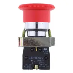 SOLIOT - Pulsador De Emergencia Tipo Hongo 40mm Nc