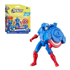 MARVEL - AVENGERS CAPITÁN AMÉRICA CON EQUIPAMIENTO DE BATALLA