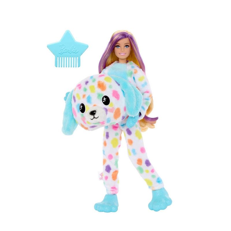 BARBIE - BARBIE CUTIE REVEAL COLORES ENSUEÑO-DISFRAZ PERRO DE COLORES