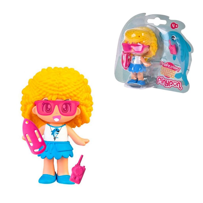 PINYPON - MUÑECA PROFESIONES PINYPON - ENTRENADORA DE DELFINES
