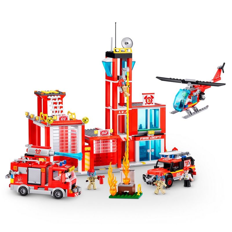 MAX - SET 976 BLOQUES MAX ESTACION DE BOMBEROS