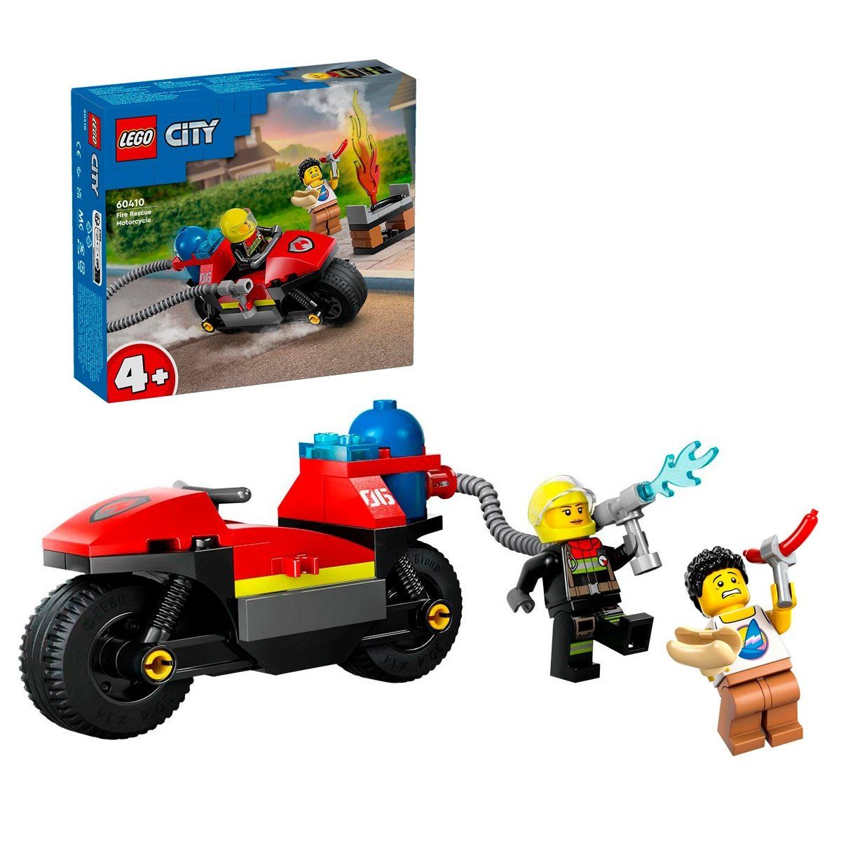 LEGO - Moto de rescate LEGO CITY bloques construcción