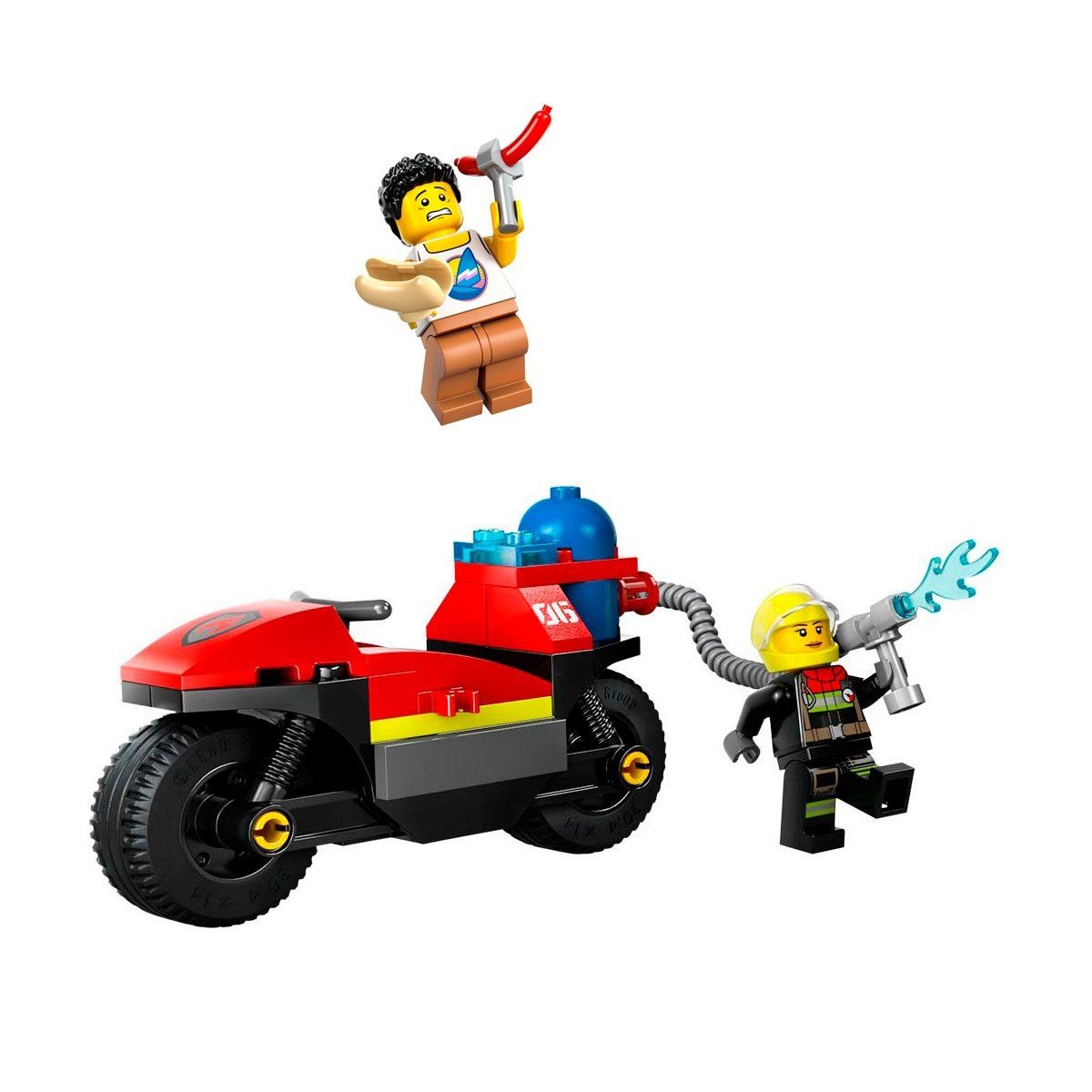 LEGO - Moto de rescate LEGO CITY bloques construcción