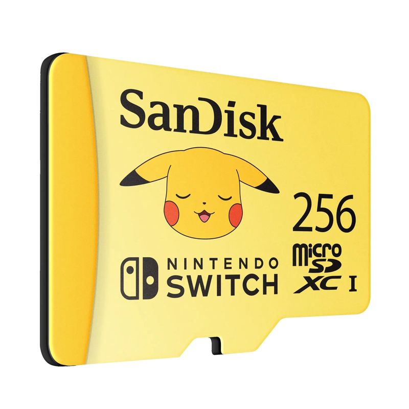 SANDISK - Tarjeta MicroSD SanDisk Pokémon de 256GB - Amarillo
