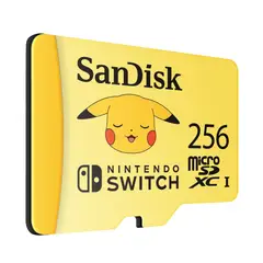 SANDISK - Tarjeta MicroSD Pokémon de 256GB - Amarillo