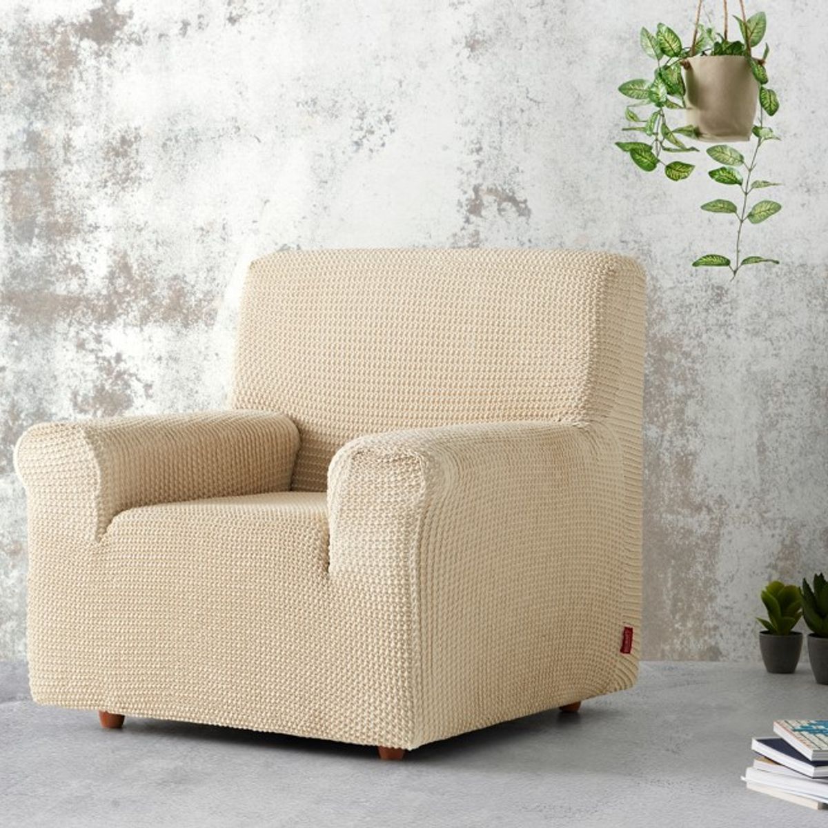 ZAHR - FUNDAS BIELASTICA 1 CUERPO BALI COLOR MARFIL