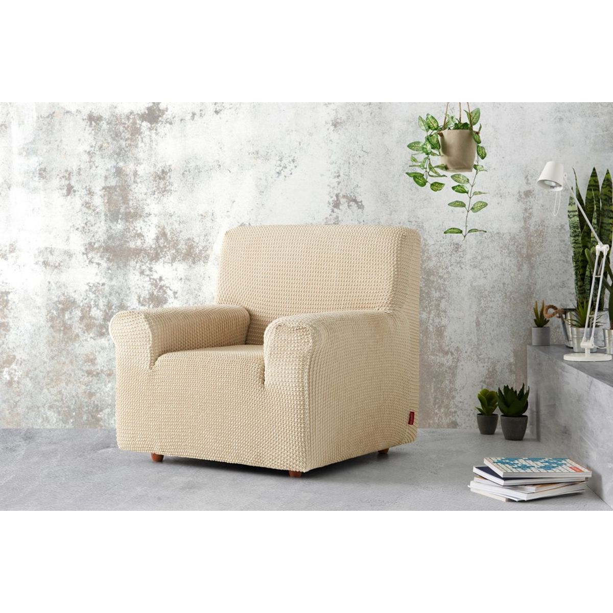 ZAHR - FUNDAS BIELASTICA 1 CUERPO BALI COLOR MARFIL