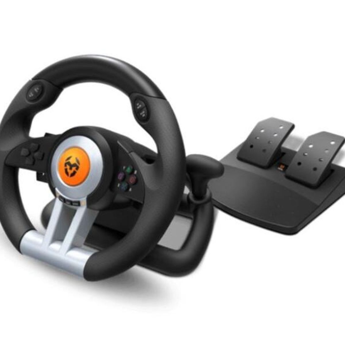 KROM - Volante de Carrera - Krom K-Wheel Volante y Pedales - USB