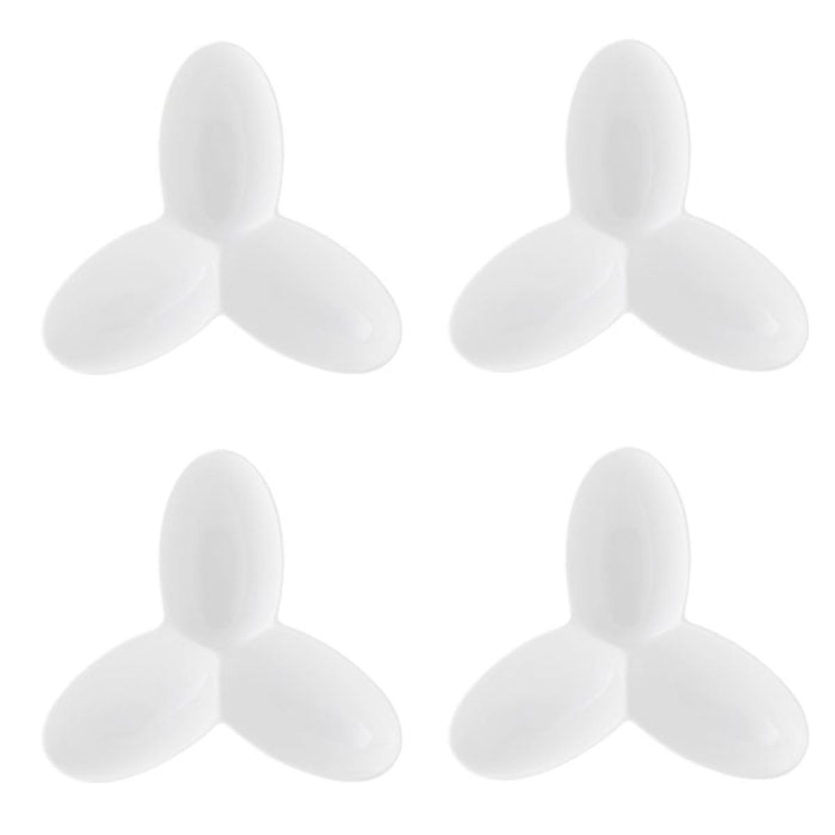 BRIC - Pack 4 Plato Bowl Decorativo Diseño Flor.