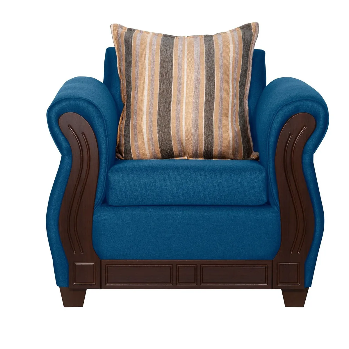 RUZAM MOBEL - SILLÓN 1 CUERPO ATENAS AZUL