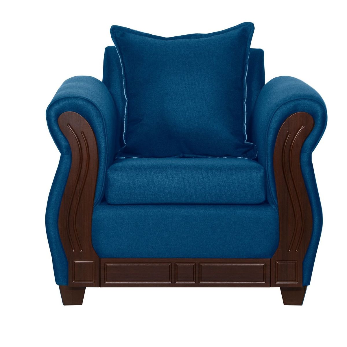 RUZAM MOBEL - SILLÓN 1 CUERPO ATENAS AZUL