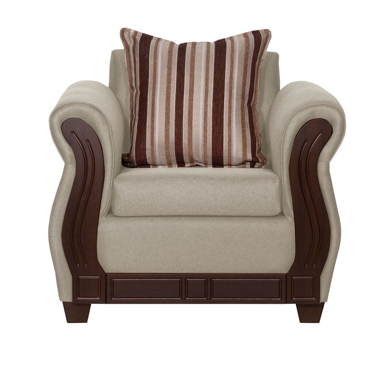 RUZAM MOBEL - SILLÓN 1 CUERPO ATENAS BEIGE