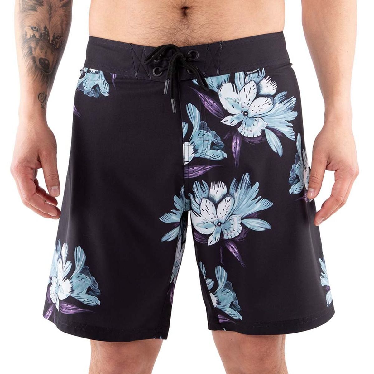 HANG LOOSE - Traje De Baño Hombre Flow Negro Hang Loose