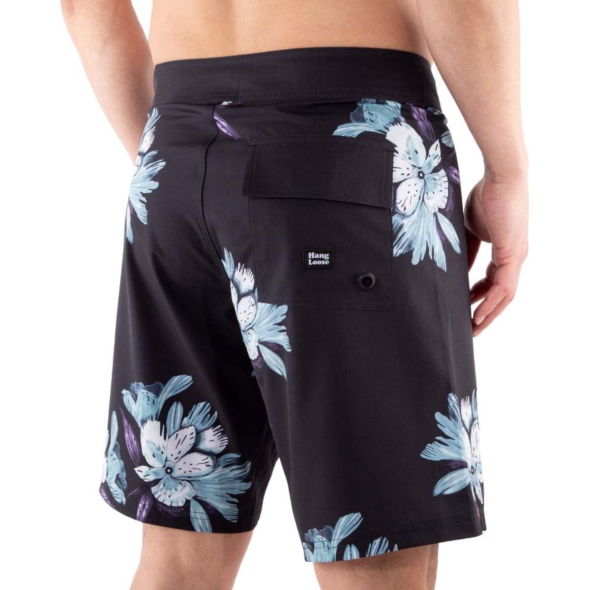 HANG LOOSE - Traje De Baño Hombre Flow Negro Hang Loose