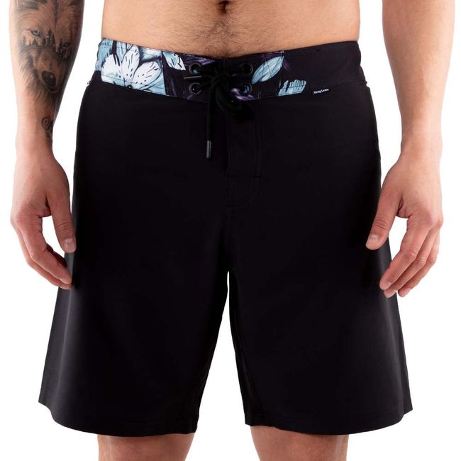 HANG LOOSE - Traje De Baño Hombre Florida Negro Hang Loose