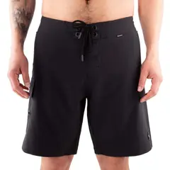 HANG LOOSE - Traje De Baño Hombre Clean Negro